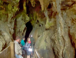 Kawiti Caves Tourists